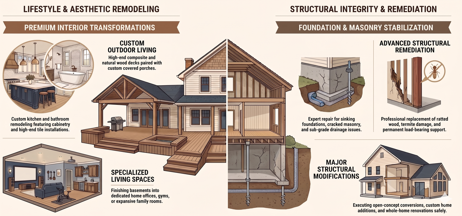 RW & Son Construction Residential Remodeling Strategic Process Overview Map